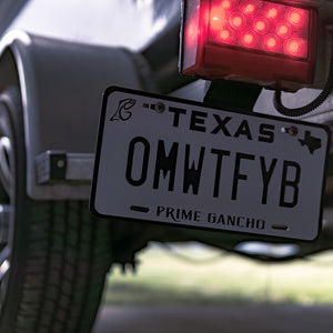 OMWTFYB License Plate